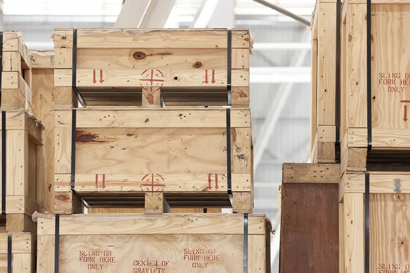 Supply chain packaging shipping